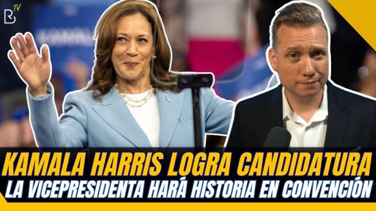 Kamala Harris logra la candidatura presidencial demócrata