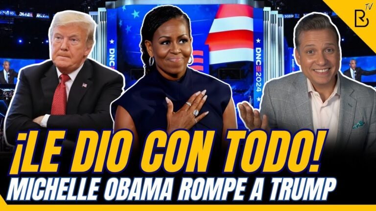 MICHELLE OBAMA ROMPE A TRUMP en discurso. ¿Qué le dijo?