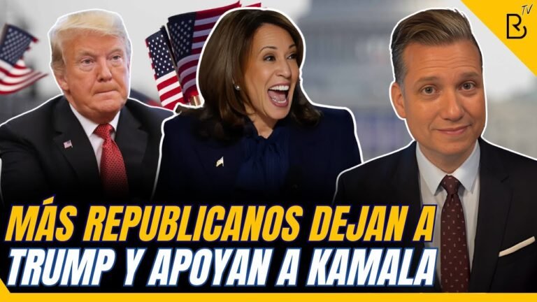 Más REPUBLICANOS apoyan a KAMALA y le dan la espalda a TRUMP