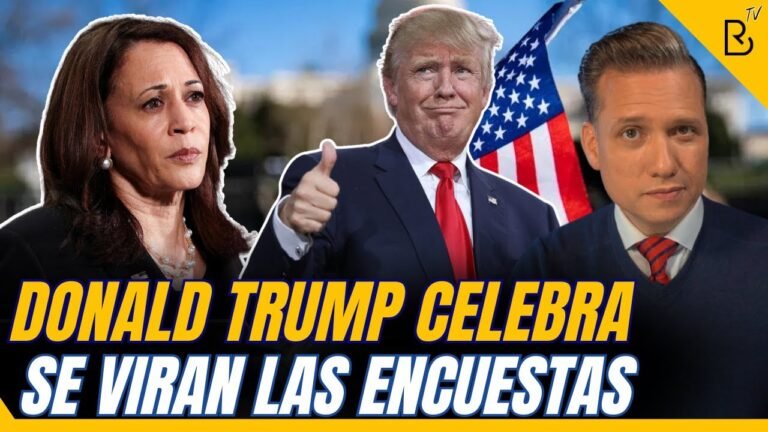 SE VIRAN LAS ENCUESTAS: Donald Trump celebra. ¿Qué pasó?