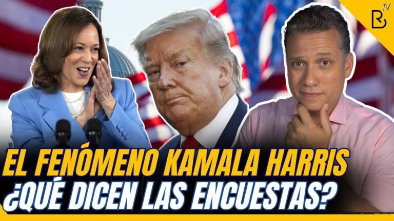 TRUMP sigue en declive. KAMALA toma delantera en encuestas. ¿Qué pasó?