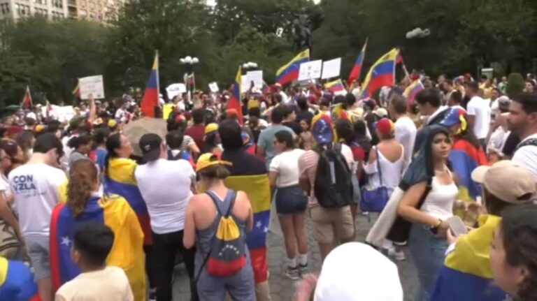 Venezolanos protestan en Colombia y en ciudades del mundo.