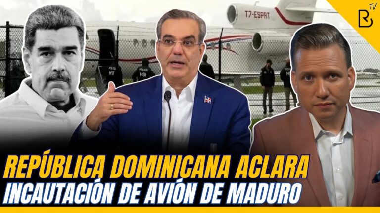 Incautan avión a NICOLÁS MADURO: la República Dominicana aclara