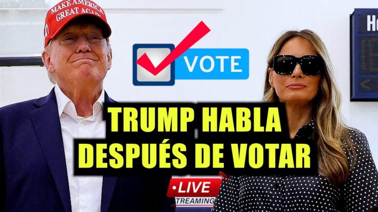 Ultimas Noticias, TRUMP HABLA DESPUÉS DE VOTAR | RETRASO DE RESULTADOS