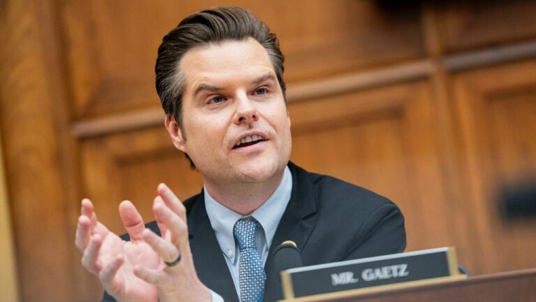 Trump elige a Matt Gaetz como secretario de Justicia