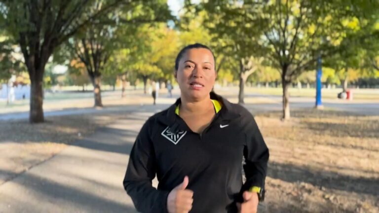 Patty, madre de 43 años con desafío completar la Maratón NY