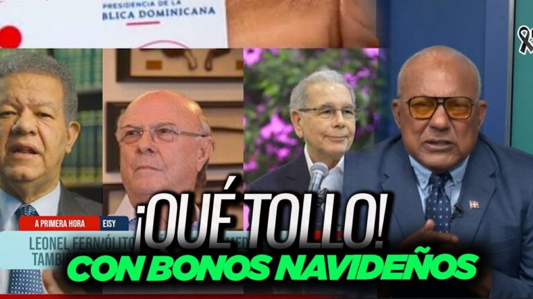 Leonel Fernández, Hipólito Mejía y Danilo Medina también beneficiados con el Bono Navideño 2024