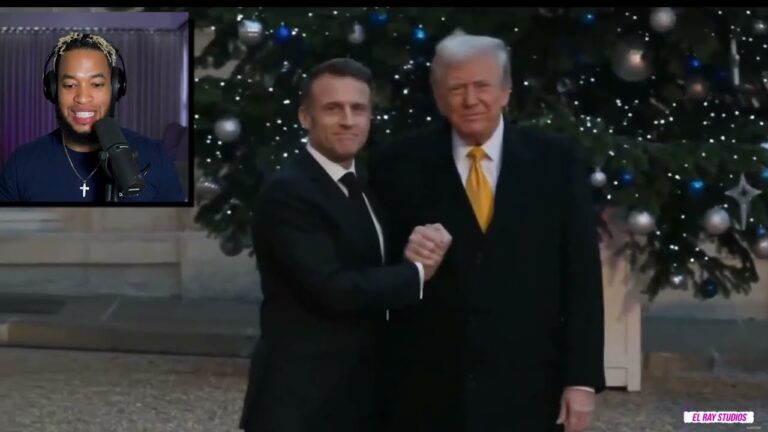 TRUMP DOMINA A MACRON EN FRANCIA