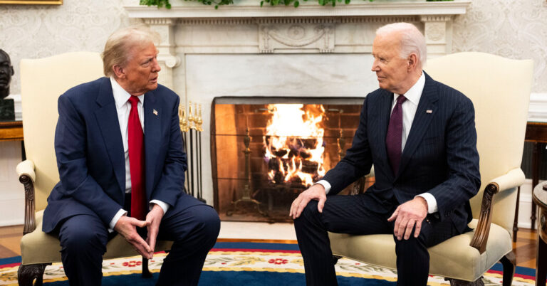 Biden y Trump desafían su historia de animosidad para sellar el alto el fuego en Gaza