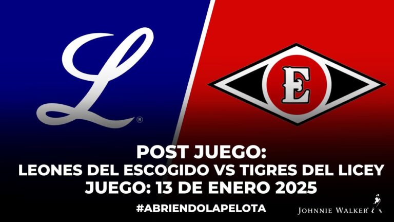 Post Juego: Leones del Escogido vs Tigres del Licey – Juego: 13 de enero 2025