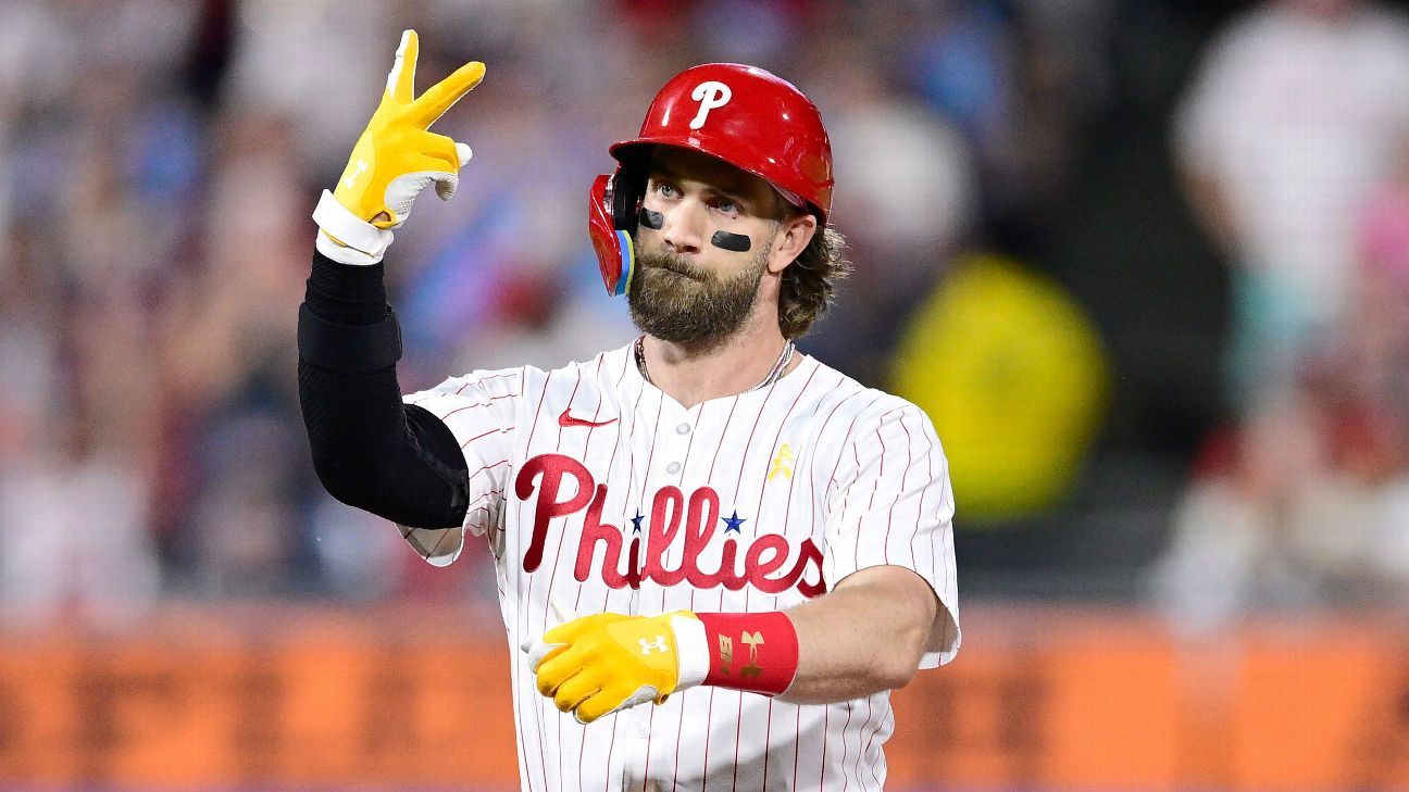 Bryce Harper arrasa en TikTok con contenido de repostería y café