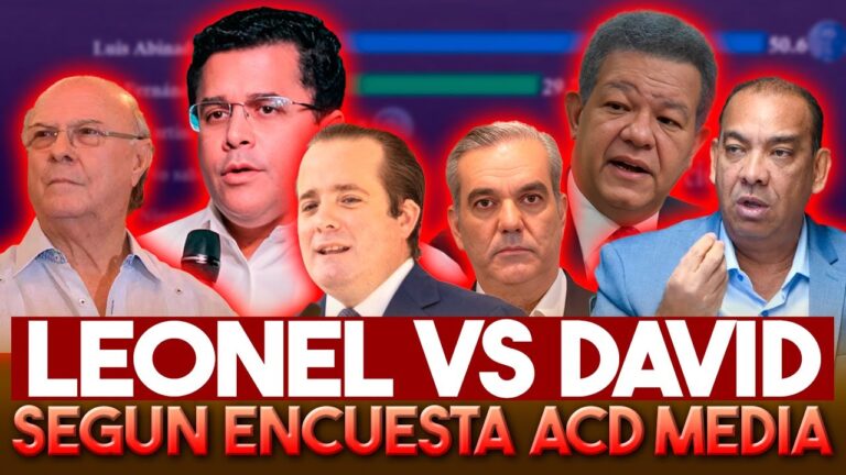 Leonel Fernández vs David Collado en el 2028, según encuesta ACD Media