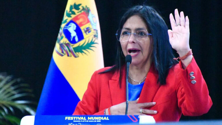 Delcy Rodríguez: «La tumba del fascismo en América Latina va a ser en Venezuela»