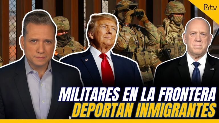 DEPORTAN INMIGRANTES en aviones MILITARES en la frontera