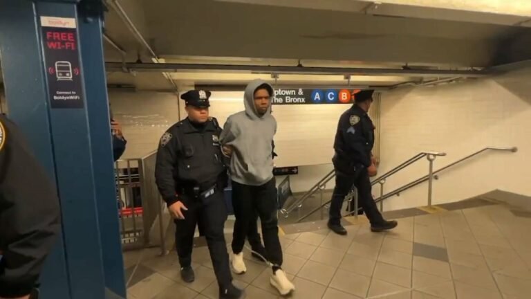 Detienen sospechoso empujar a hombre a los rieles del tren