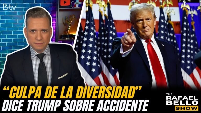TRUMP culpa a la diversidad de accidente aéreo en Washington y más noticias | #TheRBshow