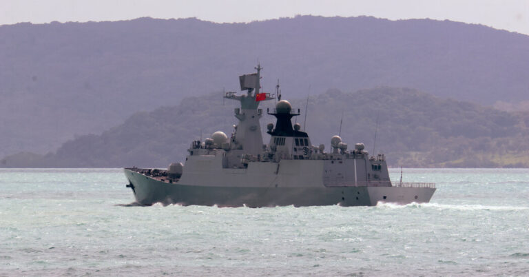 Australia, Nueva Zelanda alarmada por buques de guerra chinos en el mar de Tasman