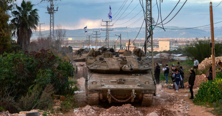 En expansión de la campaña de Cisjordania, Israel envía tanques por primera vez en décadas