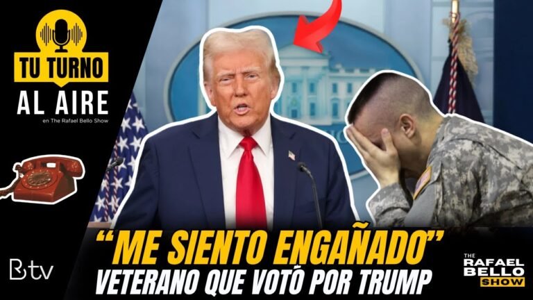 «ME SIENTO ENGAÑADO:» No creerás lo que dice un veterano que votó por TRUMP