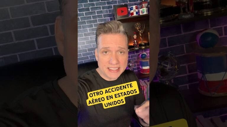 Otro accidente aéreo en Estados Unidos, ahora en Filadelfia #noticiasenespañol