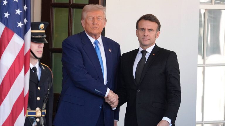 Trump Se Reúne Con Macron en la Casa Blanca