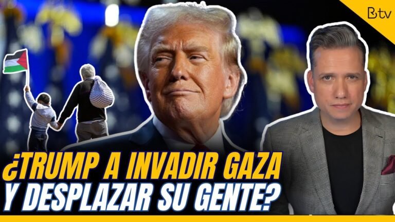 ¿TRUMP a INVADIR GAZA y desplazar a los PALESTINOS?
