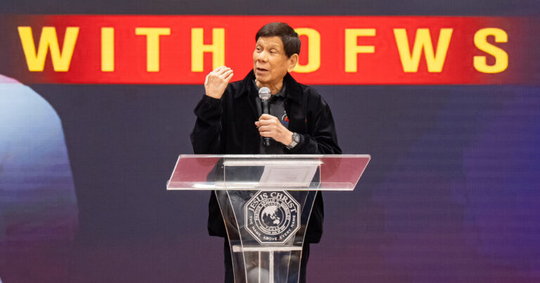 El ex presidente de Filipinas, Duterte, arrestado bajo la orden ICC