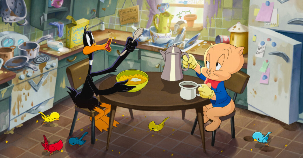 Una película de Looney Tunes con Daffy, Porky y Petunia