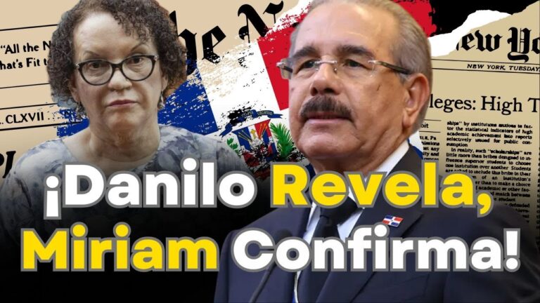 Revelaciones Explosivas del Ex-Presidente Danilo Medina