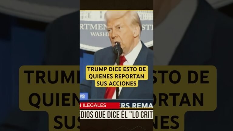 Esto dice TRUMP de los medios que reportan sus acciones #TheRBshow