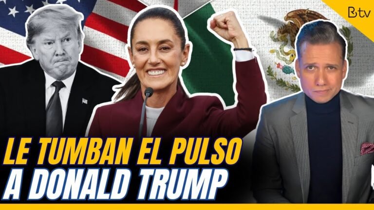 La presidenta de MÉXICO le TUMBÓ el pulso a TRUMP