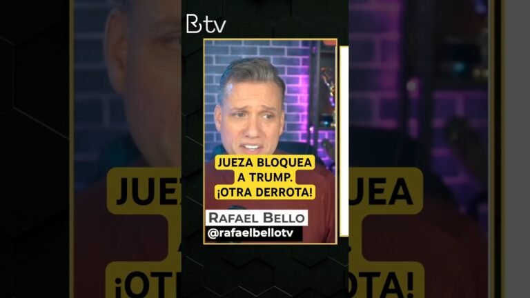 OTRA DERROTA MÁS: Jueza bloquea decreto de Trump