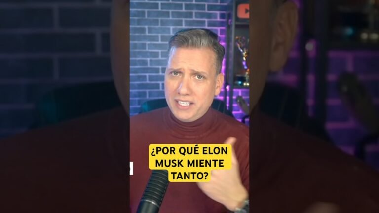 ¿Por qué Elon Musk miente tanto sobre esto?