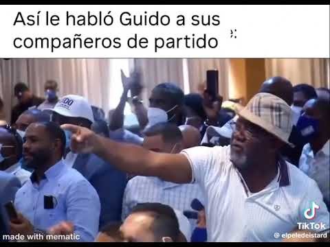 Guido gomez mazara quillao con sus compañero de partidos prm