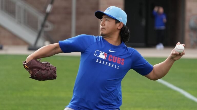 El as de los Cachorros Shota Imanaga progresa de la tensión en los isquiotibiales