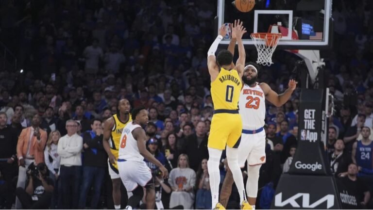 Pacers Empatan Con Tiro de Haliburton Al Final