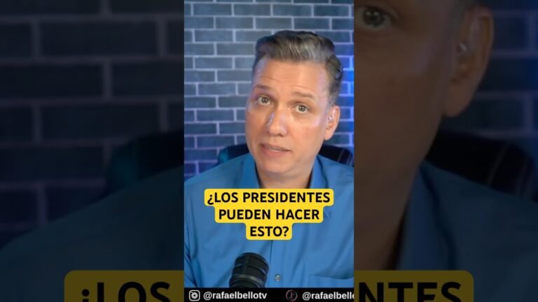 ¿Los presidentes pueden hacer esto?