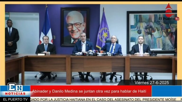 Abinader y Danilo Medina se juntan otra vez para hablar de Haití