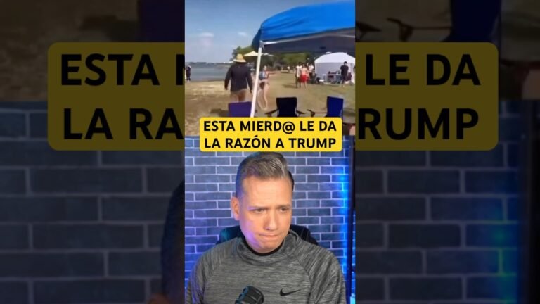 Estas MIERD@S le dan la razón a TRUMP
