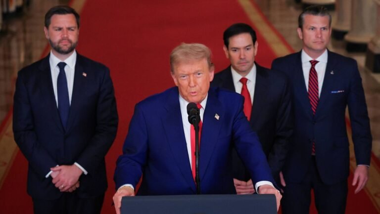 Eeuu atacó tres instalaciones nucleares iraníes, dados trump