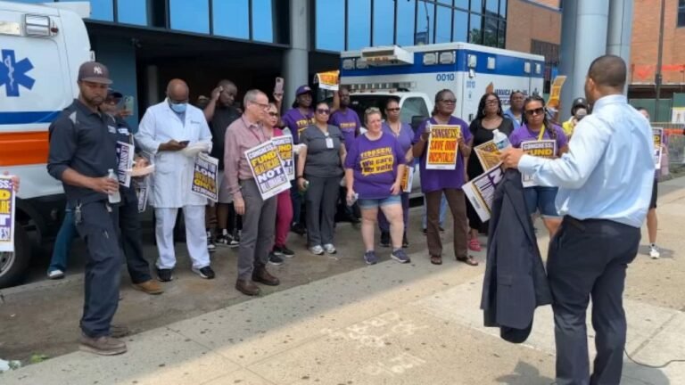 Trabajadores de Salud Protestan Contra Cambios Medicaid