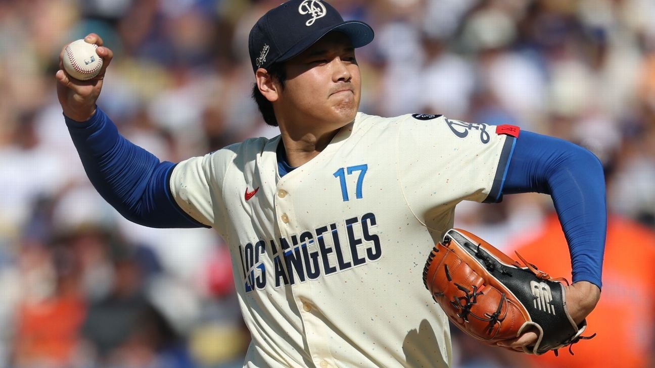Shohei Ohtani trabaja dos entradas sin puntaje en el cumpleaños 31