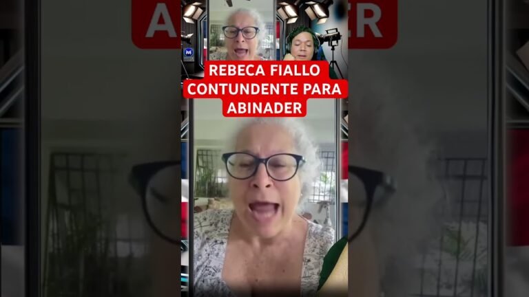 REBECA FIALLO CONTUNDENTE PARA ABINADER #rd #conep #luisabinader #haiti #rebeca #migracion #ces #AOD