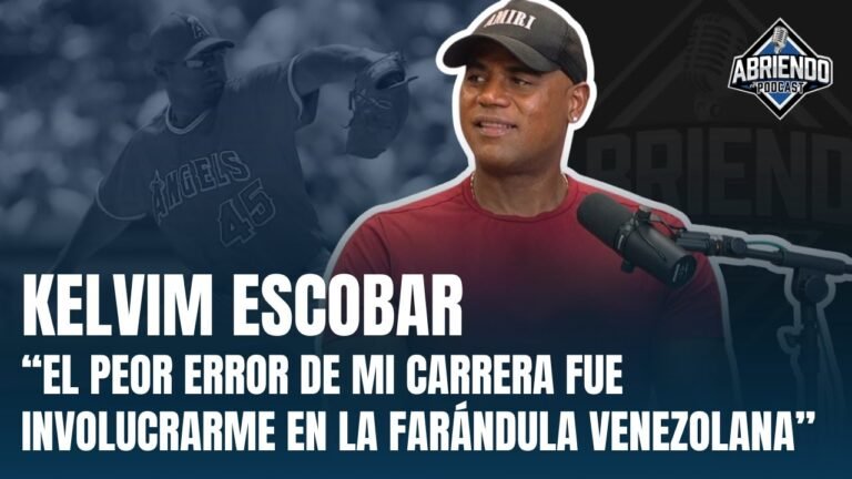 KELVIM ESCOBAR REVELA SU PEOR ERROR EN EL BÉISBOL, HABLA DE ACUÑA Y LOS CARDENALES DE LARA