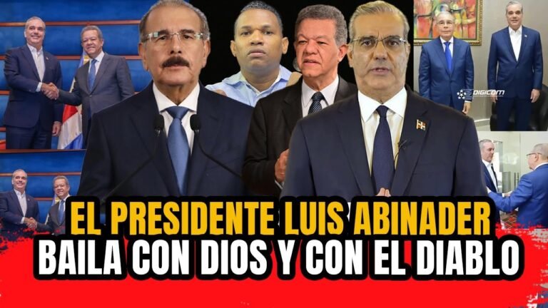 ABINADER AMARRA CON LEONEL Y POR DETRÁS CON DANILO