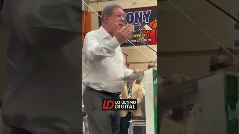 Leonel: “Mientras el mundo progresa, aquí falta hasta el agua”