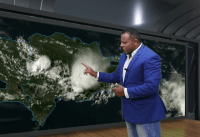 RD: Aguaceros esta noche y el jueves temprano