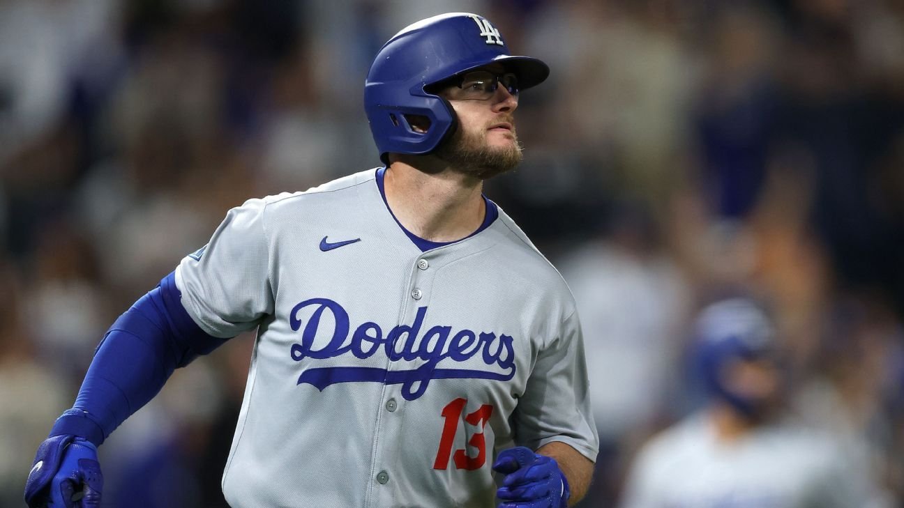 Los Dodgers traen de vuelta a Max Muncy, envían a Tommy Edman a IL