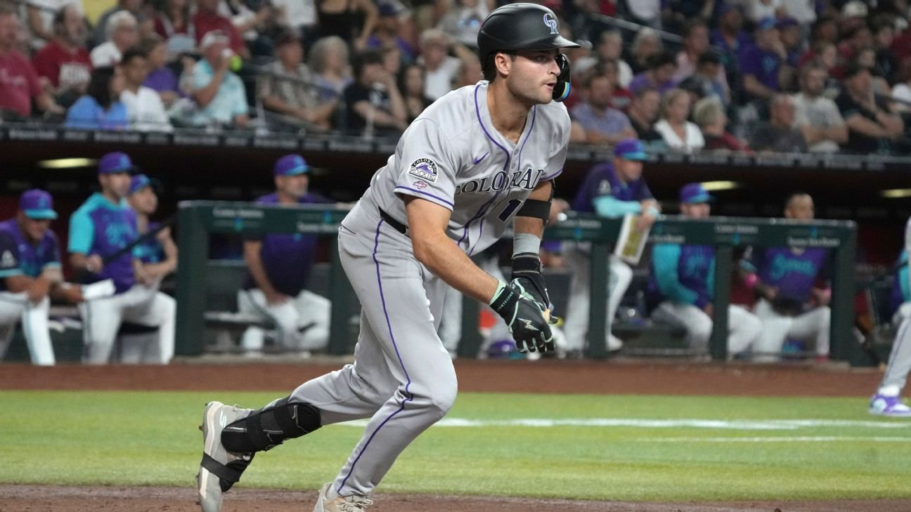 Kyle Karros, hijo de Eric, de inicio rápido para Rockies