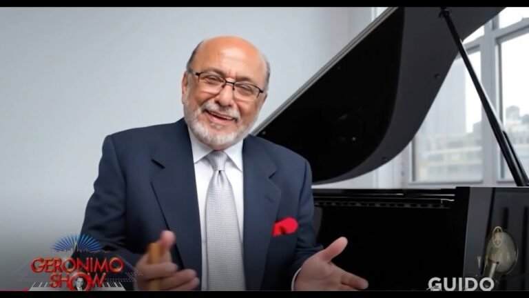 Dr Guido Gomez Mazara en un giro artístico para despedir a Palmieri